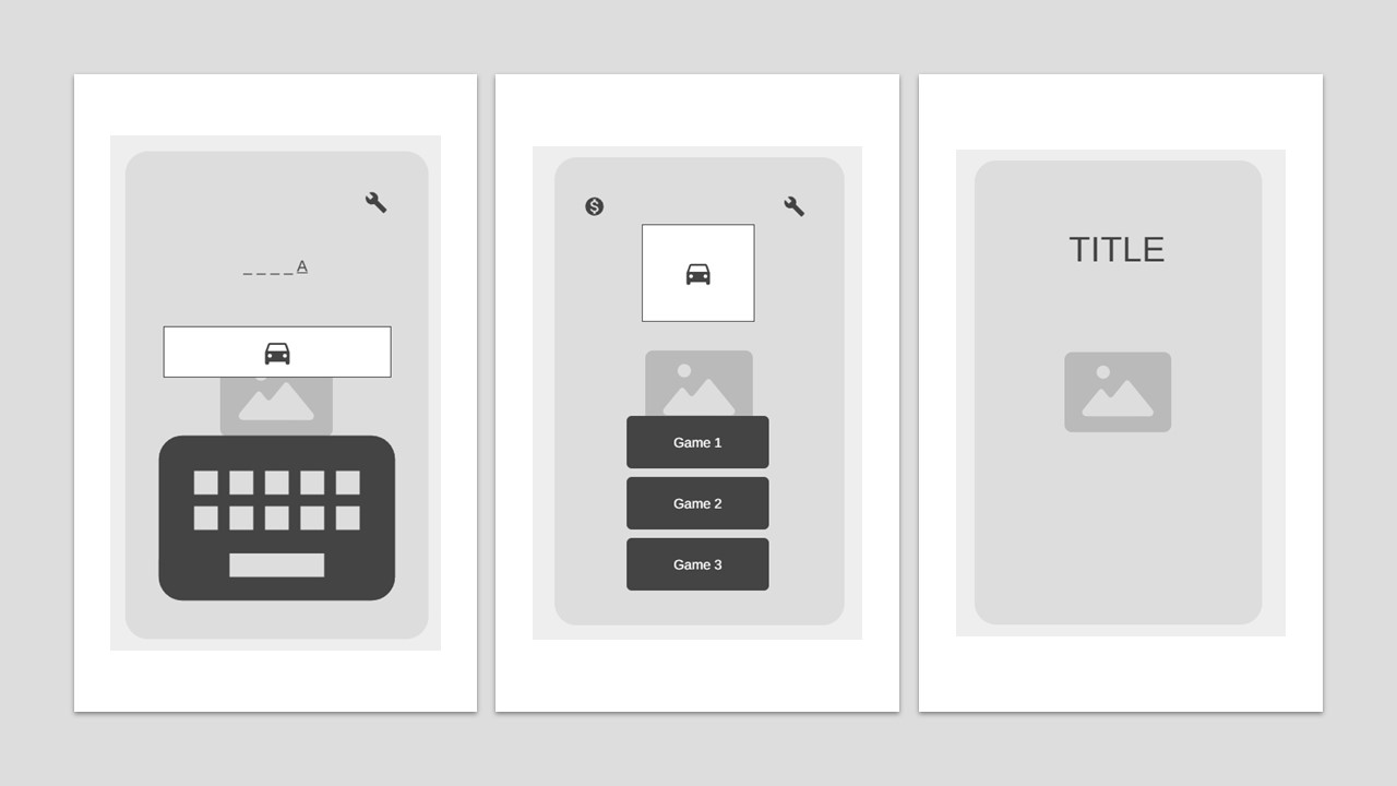 WordRace UI Design